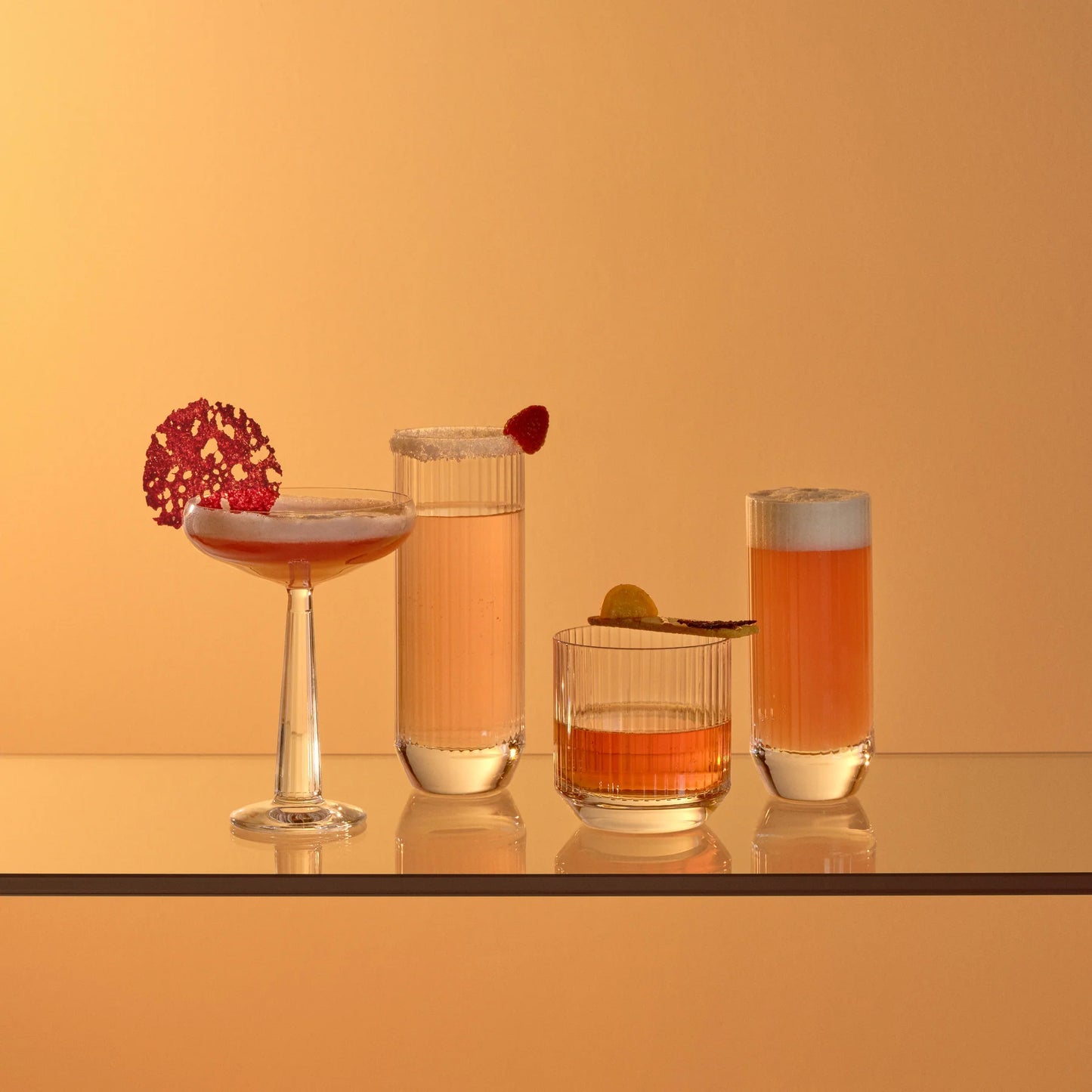 BICCHIERE NUDE - set 6 bicchieri High Ball -  340 cc