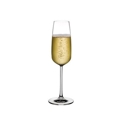 FLUTE NUDE MIRAGE - set da 6 flute champagne - 245 cc.